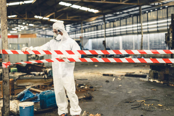 Professional Biohazard technician working in Livingston, CA